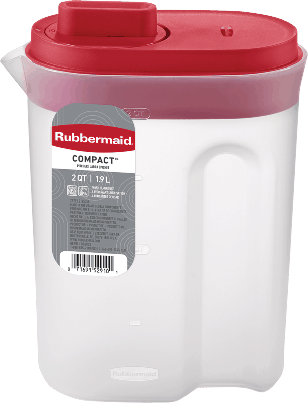 $1.00 for Rubbermaid Compact Pitcher. Offer available at Walmart, Kroger, Meijer, Walmart Pickup & Delivery.