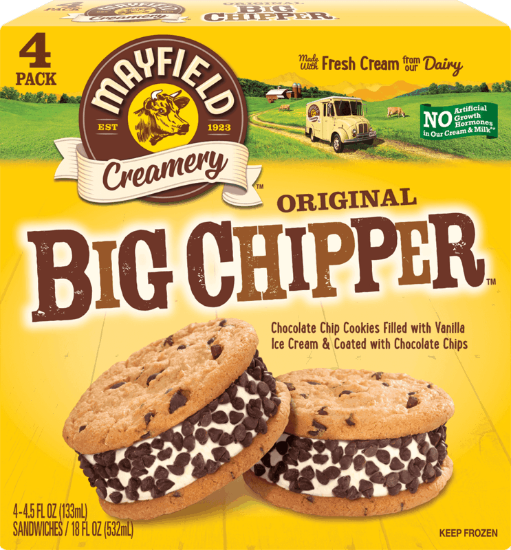 $1.00 for Mayfield Creamery™ Big Chipper™. Offer available at multiple stores.