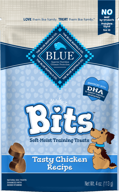 $0.75 for BLUE Dog Treats. Offer available at PetSmart.