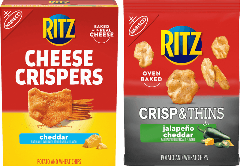 $0.75 for RITZ Cheese Crispers and RITZ Crisp & Thins. Offer available at multiple stores.