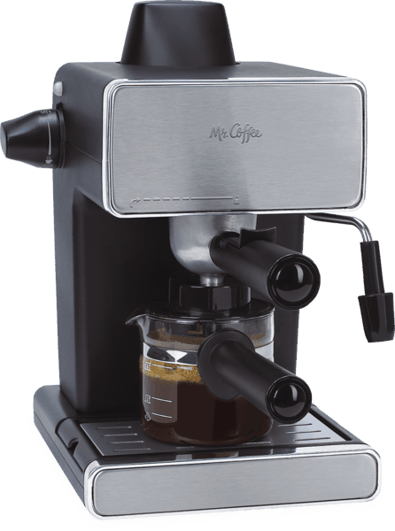 $5.00 for Mr. Coffee® Steam Espresso & Cappuccino Maker. Offer available at Walmart.