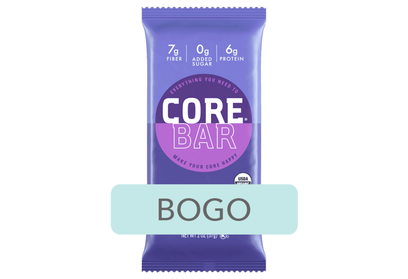 $2.99 for CORE Foods Overnight Oat Bars. Offer available at Walmart, Wegmans.