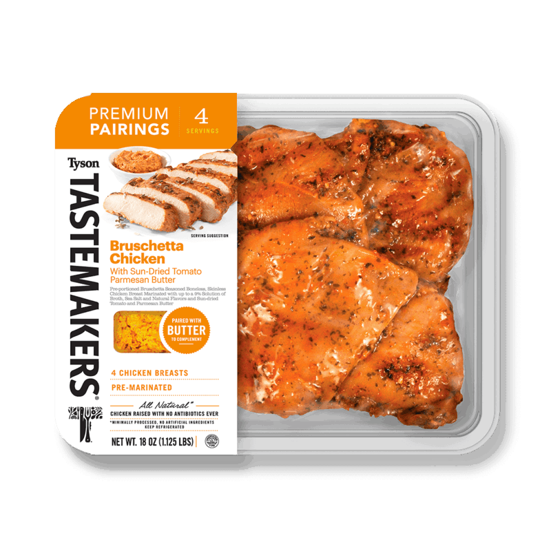 $4.00 for Tyson Tastemakers® Premium Pairings and One Pan Dishes. Offer available at multiple stores.