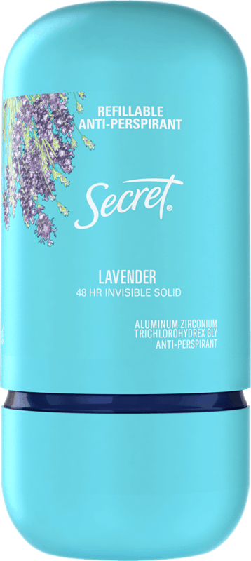 $2.00 for Secret Invisible Solid Refillable Antiperspirant & Deodorant. Offer available at Target, Walmart, Walmart Pickup & Delivery, Target Online.