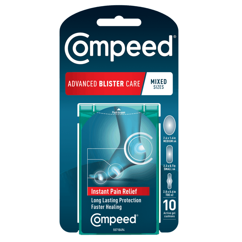 $4.00 for Compeed Advanced Blister Care. Offer available at multiple stores.