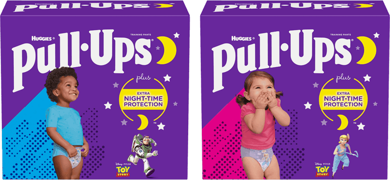 $2.00 for Huggies Pull-Ups Nighttime Training Pants. Offer available at multiple stores.