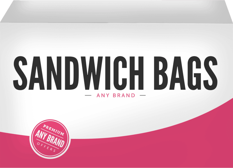 $0.10 for Any Brand Sandwich Bags. Offer available at Walmart, Walmart Pickup & Delivery.