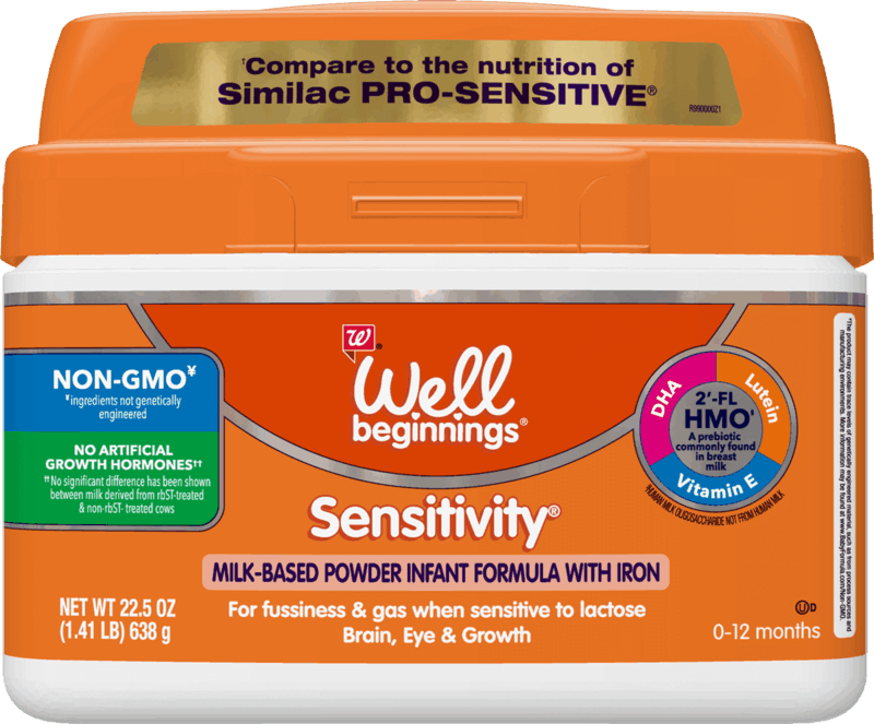 $4.00 for Well Beginnings Sensitivity Infant Formula. Offer available at Walgreens.