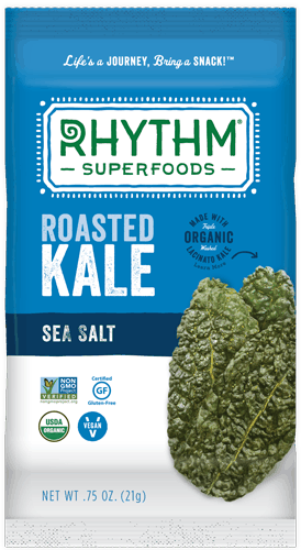 $1.00 for Rhythm Superfoods® Roasted Kale. Offer available at multiple stores.