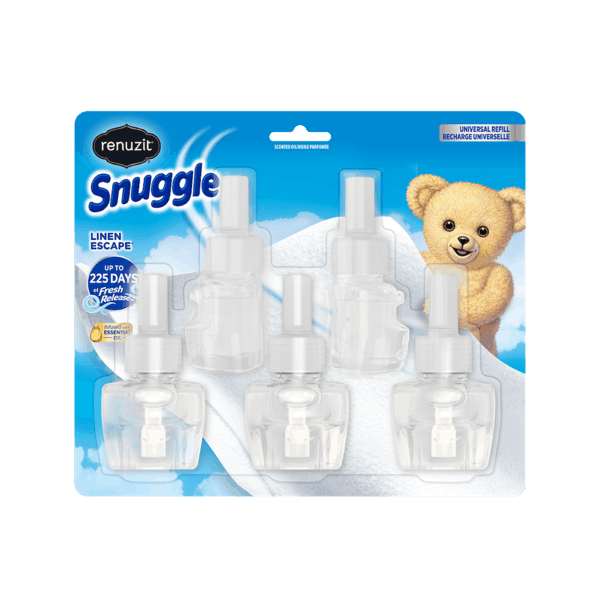 $5.00 for Renuzit® Snuggle® Linen Escape 5 ct. Oil Refills. Offer available at Walmart.