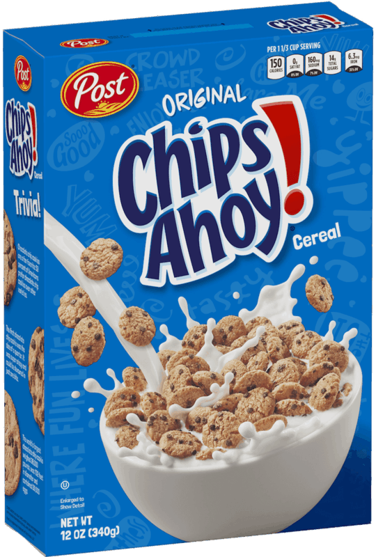 $0.50 for Post® CHIPS AHOY!® Cereal. Offer available at multiple stores.