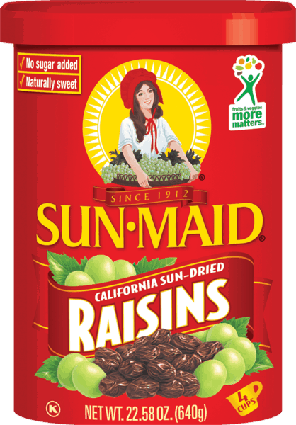 $1.00 for Sun-Maid® Raisins. Offer available at multiple stores.