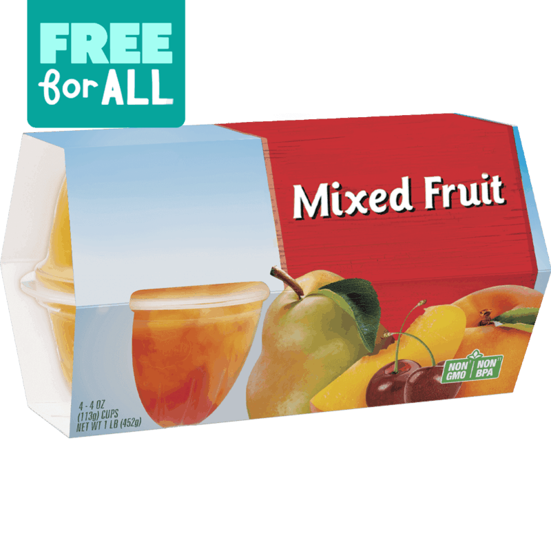 $2.50 for FREE Del Monte Fruit Cups. Offer available at multiple stores.