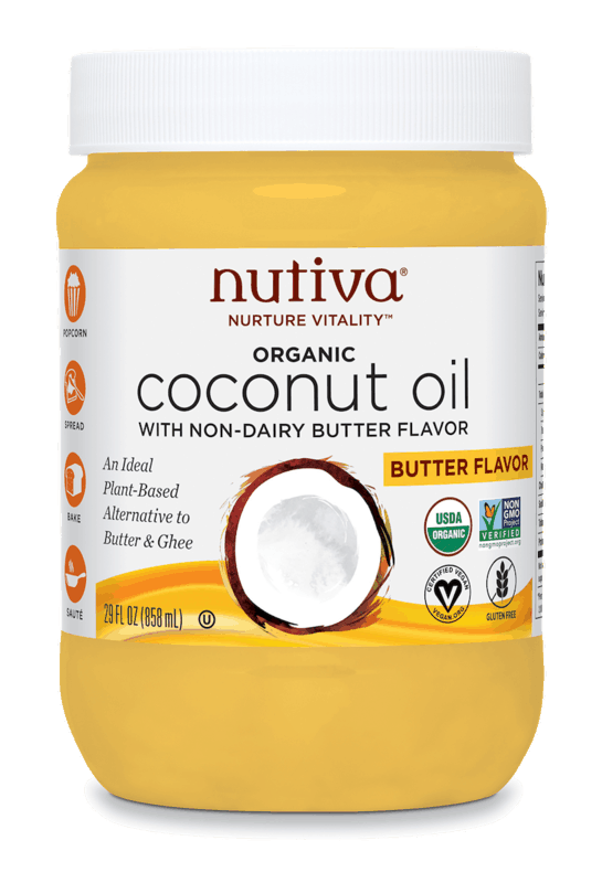 $1.50 for Nutiva® Organic Coconut Oil w/ Butter. Offer available at Walmart.