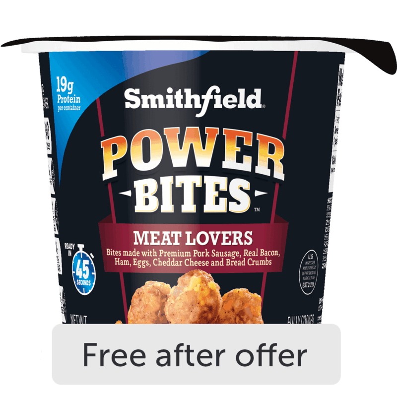 $2.99 for Smithfield Power Bites. Offer available at Publix.