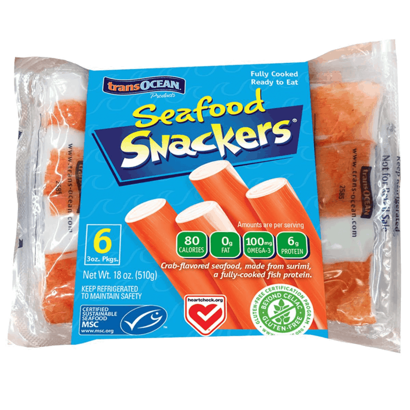 $1.00 for Trans-Ocean Seafood Snackers®. Offer available at BJ&#39;s.