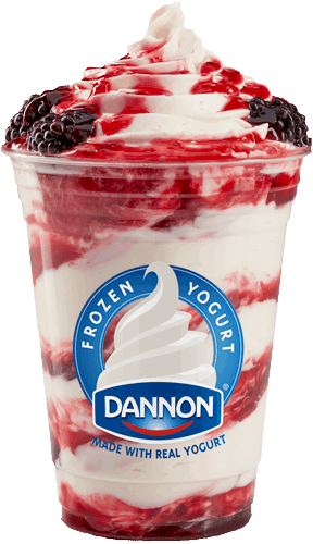 $0.75 for Dannon&reg; Four Berry Frozen Yogurt Sundae. Offer available at Sam's Club.