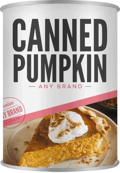 $0.00 for Canned Pumpkin - Any Brand. Offer available at multiple stores.