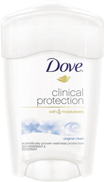 $2.00 for Dove Clinical Antiperspirant Deodorant. Offer available at multiple stores.