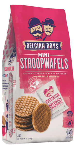 $0.50 for Belgian Boys Mini Stroopwafel. Offer available at Target, Meijer, Stop & Shop, ShopRite, PriceRite.