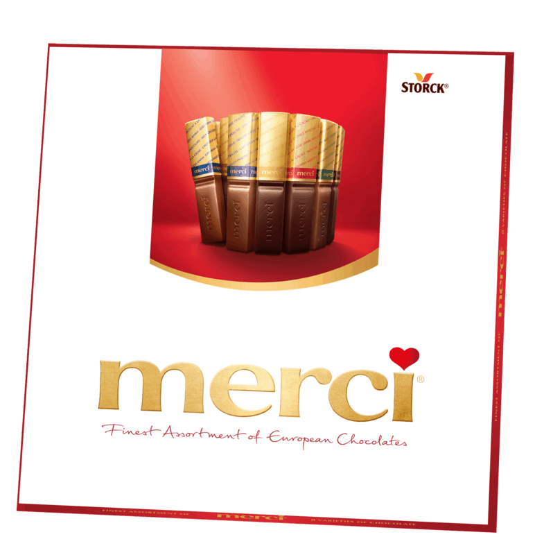 $1.50 for merci Finest Selection Chocolates. Offer available at multiple stores.