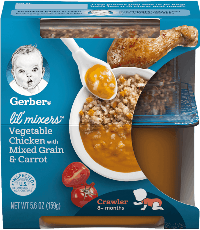 $0.50 for Gerber® Lil' Mixers™. Offer available at Walmart.