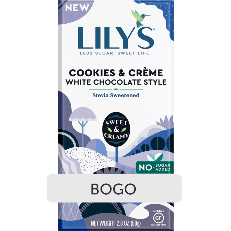 $4.29 for Lily's Sweets Chocolate Bars. Offer available at Whole Foods Market.