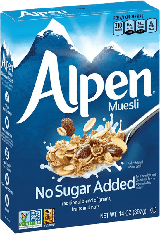 $1.00 for Alpen Muesli. Offer available at multiple stores.