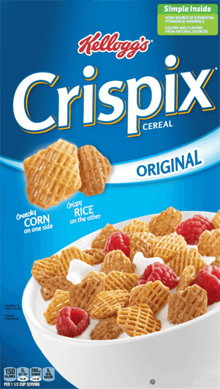 $0.50 for Kellogg’s Crispix Cereal. Offer available at multiple stores.