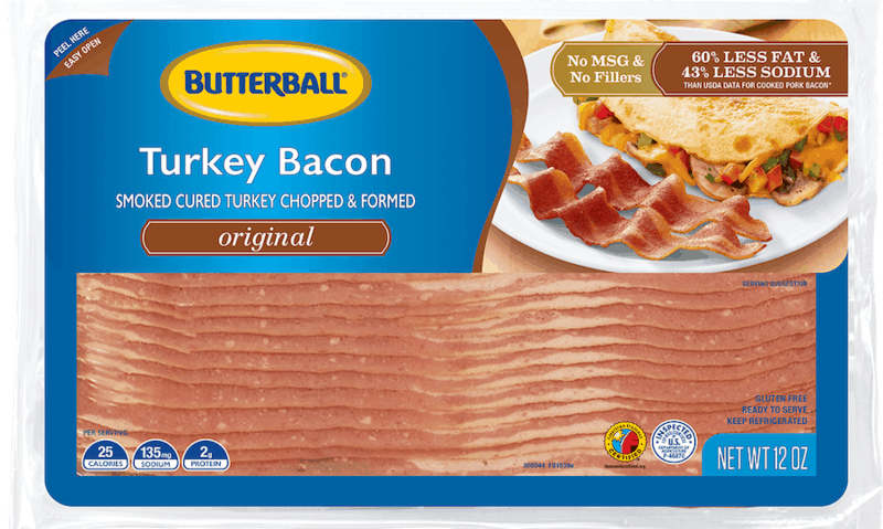 $0.35 for Butterball Original Turkey Bacon. Offer available at multiple stores.