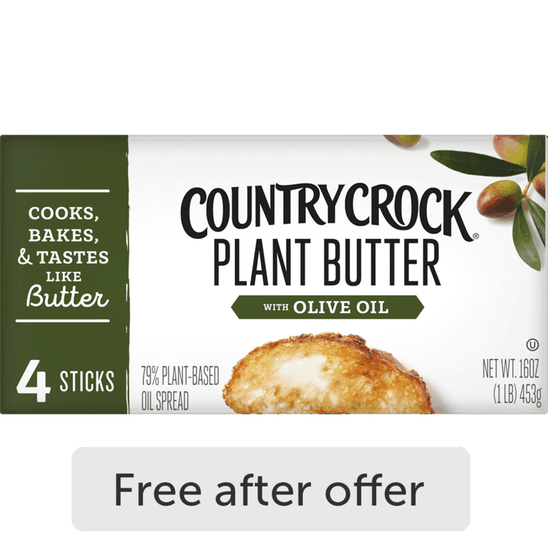 $7.98 for Country Crock Plant Butter with Olive Oil. Offer available at Sam&#39;s Club.