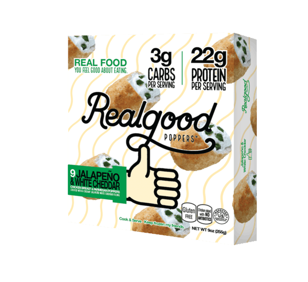 $1.50 for Real Good Foods® Poppers. Offer available at Walmart.