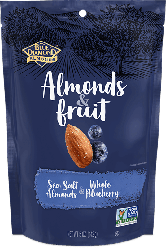 $1.50 for Blue Diamond® Almonds & Fruit. Offer available at multiple stores.