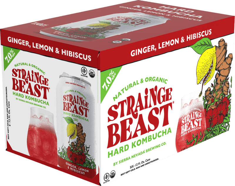 $4.00 for Strainge Beast Hard Kombucha. Offer available at multiple stores.