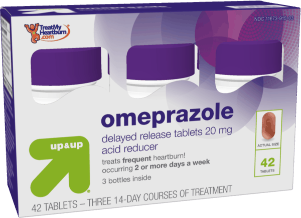 $3.00 for Up & Up® Omeprazole. Offer available at Target.