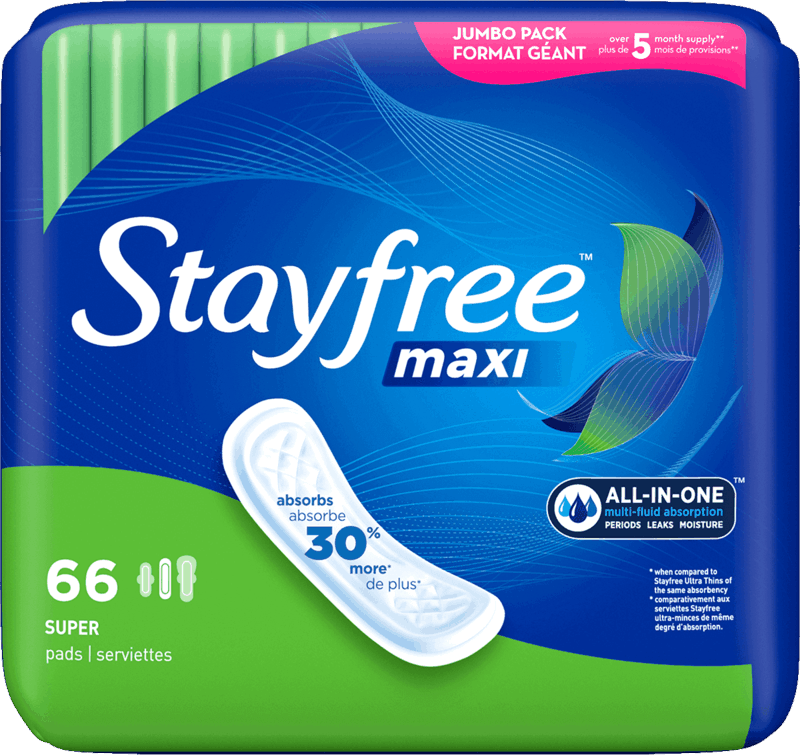 $2.00 for Stayfree Pads. Offer available at Walmart, Walmart Pickup & Delivery.