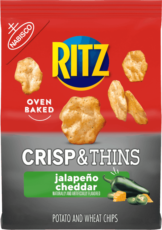 $0.75 for RITZ Crisp & Thins. Offer available at Walmart, Walmart Pickup & Delivery.