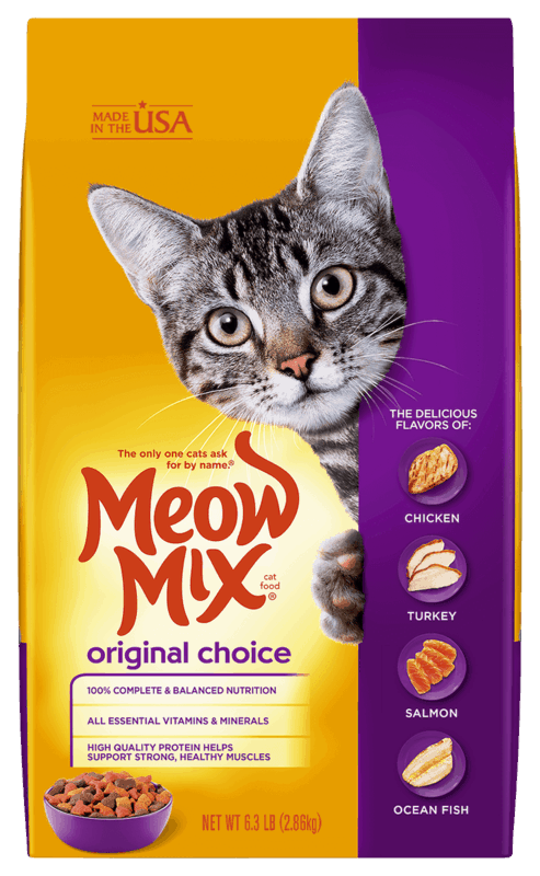 $1.50 for Meow Mix® Dry Food - Medium bag. Offer available at multiple stores.