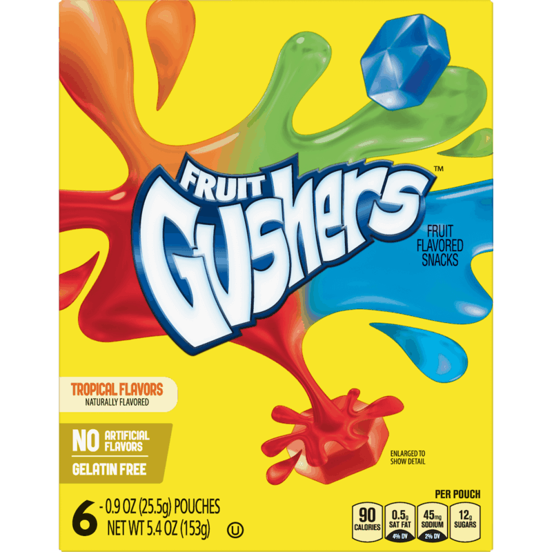 $0.25 for Fruit Gushers&trade;. Offer available at multiple stores.