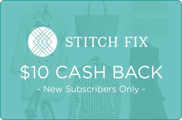 $10.00 for Stitch Fix. Offer available at Stitch Fix.