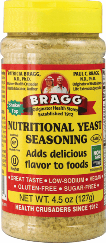 $2.00 for Bragg® Nutritional Yeast Seasoning. Offer available at multiple stores.