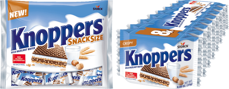 $1.00 for Knoppers Wafer Candy Bar. Offer available at Walmart, Walmart Online.