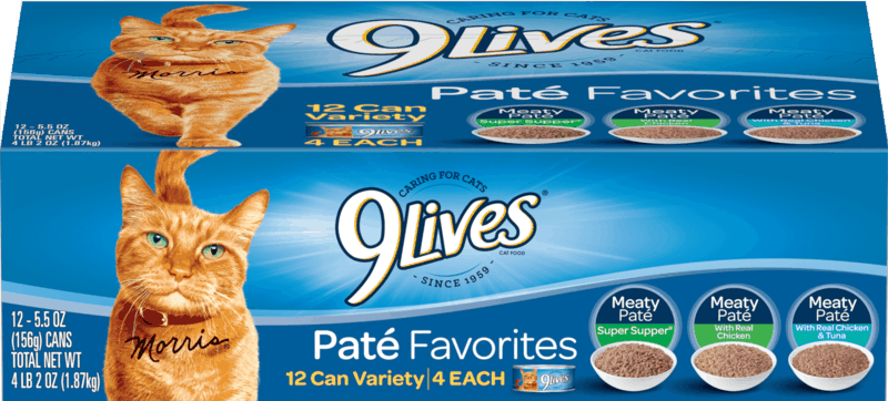 $0.75 for 9Lives™ Cat Food. Offer available at Walmart.