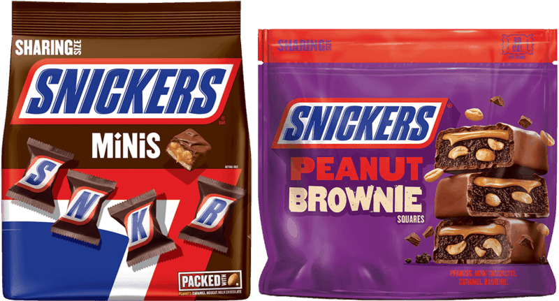 $0.50 for SNICKERS&reg; Minis or SNICKERS&reg; Peanut Brownie. Offer available at multiple stores.