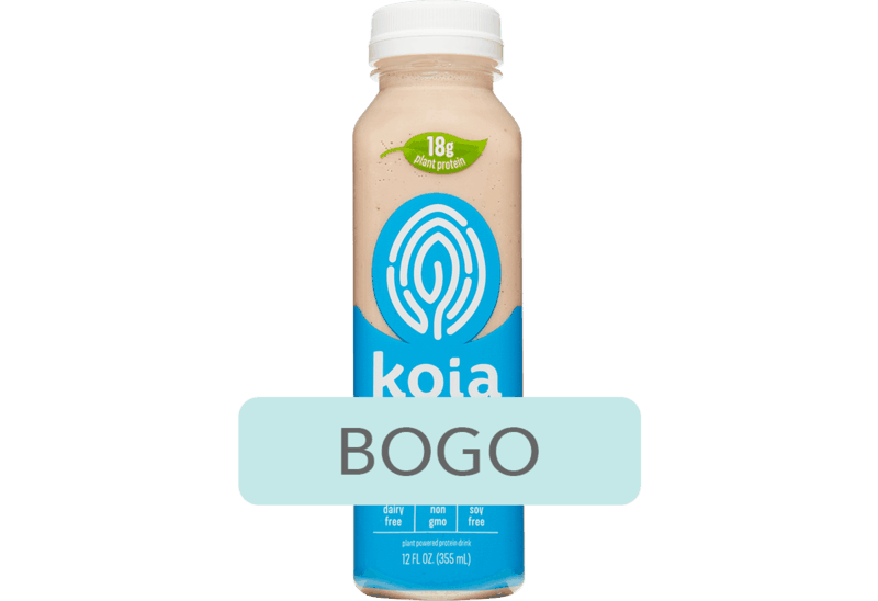 $3.48 for Koia. Offer available at Walmart.