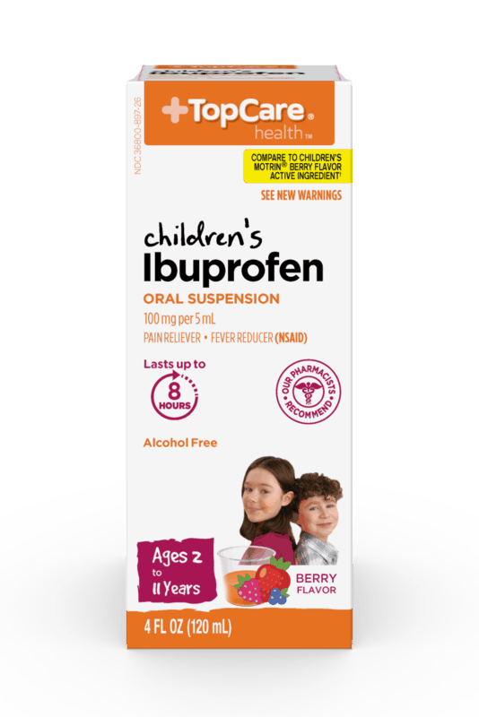 $1.00 for TopCare® Children's Ibuprofen. Offer available at multiple stores.