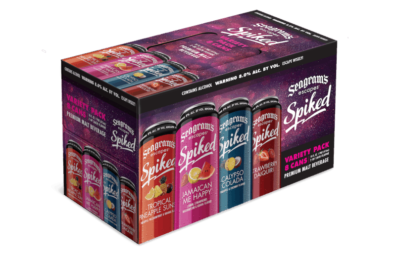 $4.00 for Seagram's Escapes® Spiked®. Offer available at multiple stores.