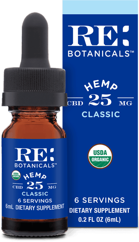 $2.00 for RE Botanicals 25mg CBD Hemp Oil Tincture. Offer available at Safeway, Vons, Pavilions, Albertsons, Dierbergs.