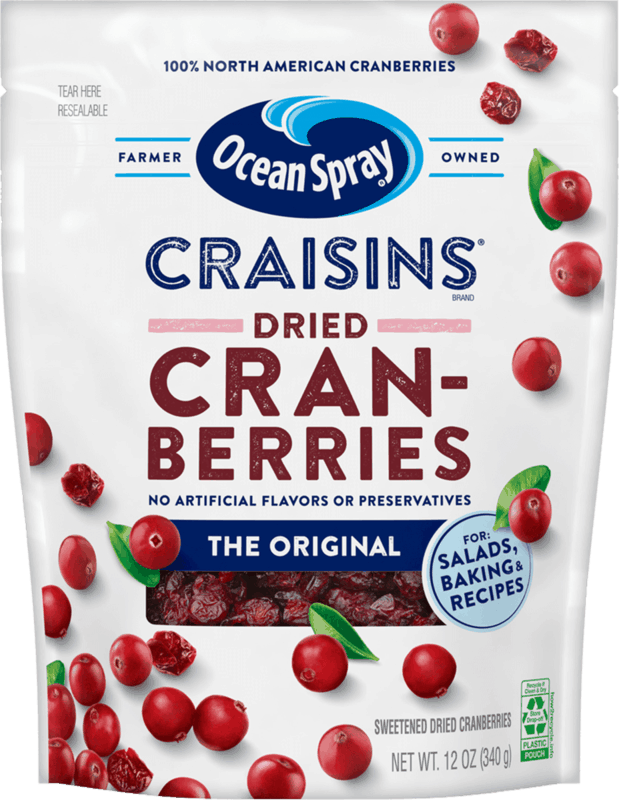 $0.25 for Ocean Spray Craisins Dried Cranberries. Offer available at Walmart, Walmart Pickup & Delivery.