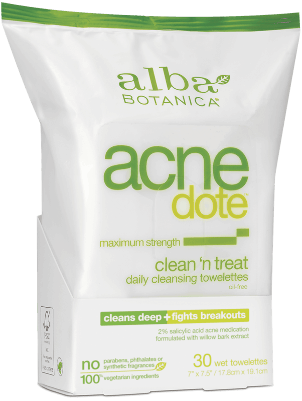 $1.50 for Alba Botanica® ACNEdote® Towelettes and Pimple Patches. Offer available at multiple stores.